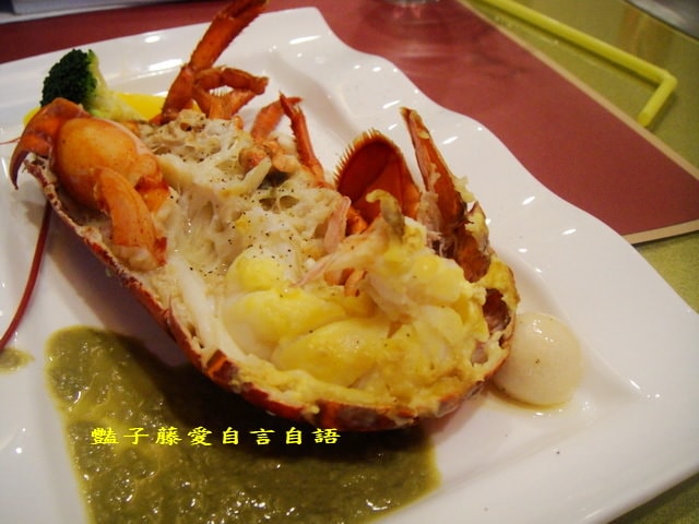賽薇亞鐵板燒餐廳．波士頓龍蝦雙人套餐【豔子藤就是愛美食】