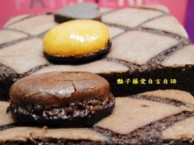 甜食糕點＆金格食品。法式馬卡龍巧克力彌月蛋糕【豔子藤美食嚐鮮試吃報告】