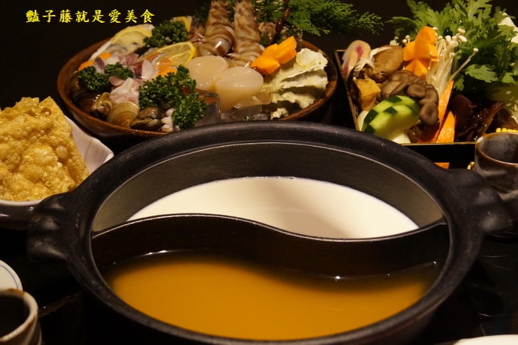 【潮鍋本家鍋物料理】台中市公益路美食.大滿貫海陸鴛鴦鍋.雙味壽喜燒.浪漫火烤兩吃.豔子藤美食地圖