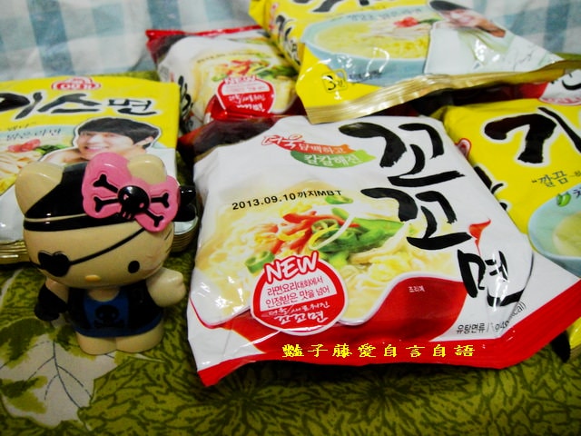 煮食麵點＆綠森林米奇熊韓國朴有天Kiss雞絲麵+Paldo咕咕麵【豔子藤美食嚐鮮試吃報告】