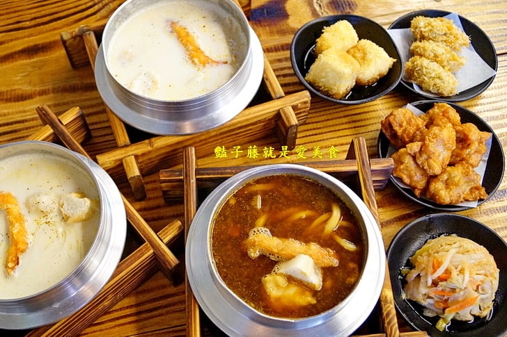 【焱鬼鍋燒專門店】嘉義美食.日式鍋燒意麵.老宅復古風.咖哩烏龍麵熱氣蒸騰.雞唐揚廣島牡蠣平價好吃