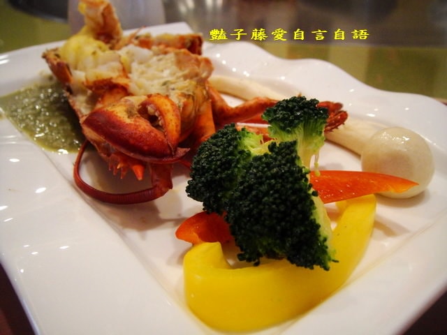 賽薇亞鐵板燒餐廳．波士頓龍蝦雙人套餐【豔子藤就是愛美食】