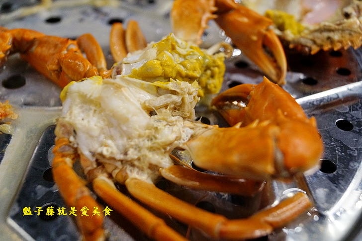【蒸食在台中美食婚宴會館】台中南屯區海鮮餐廳.原味蒸活海鮮.雙龍蝦與海中王肥豬蝦.粥底依然是精華之所在