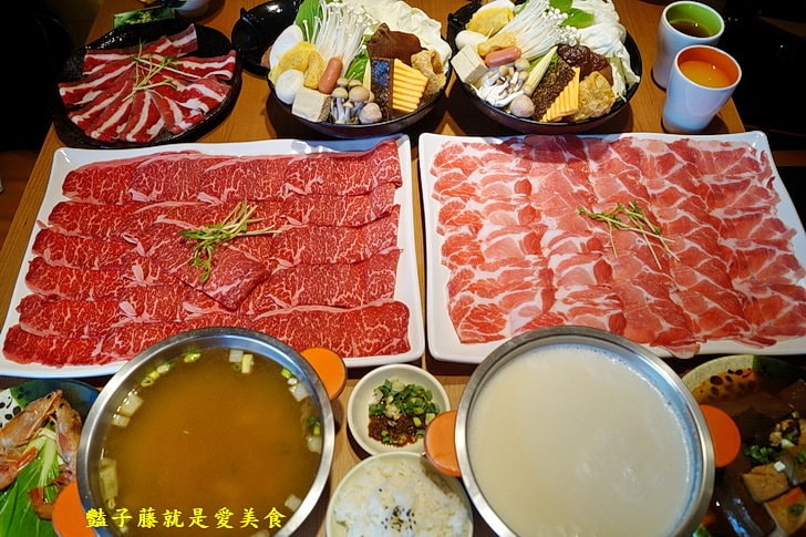 【肉多多火鍋】台中暴龍級火鍋第一品牌.挑戰肉食主義者大胃王.噶瑪蘭盤克夏優選豚美味意難忘／豔子藤